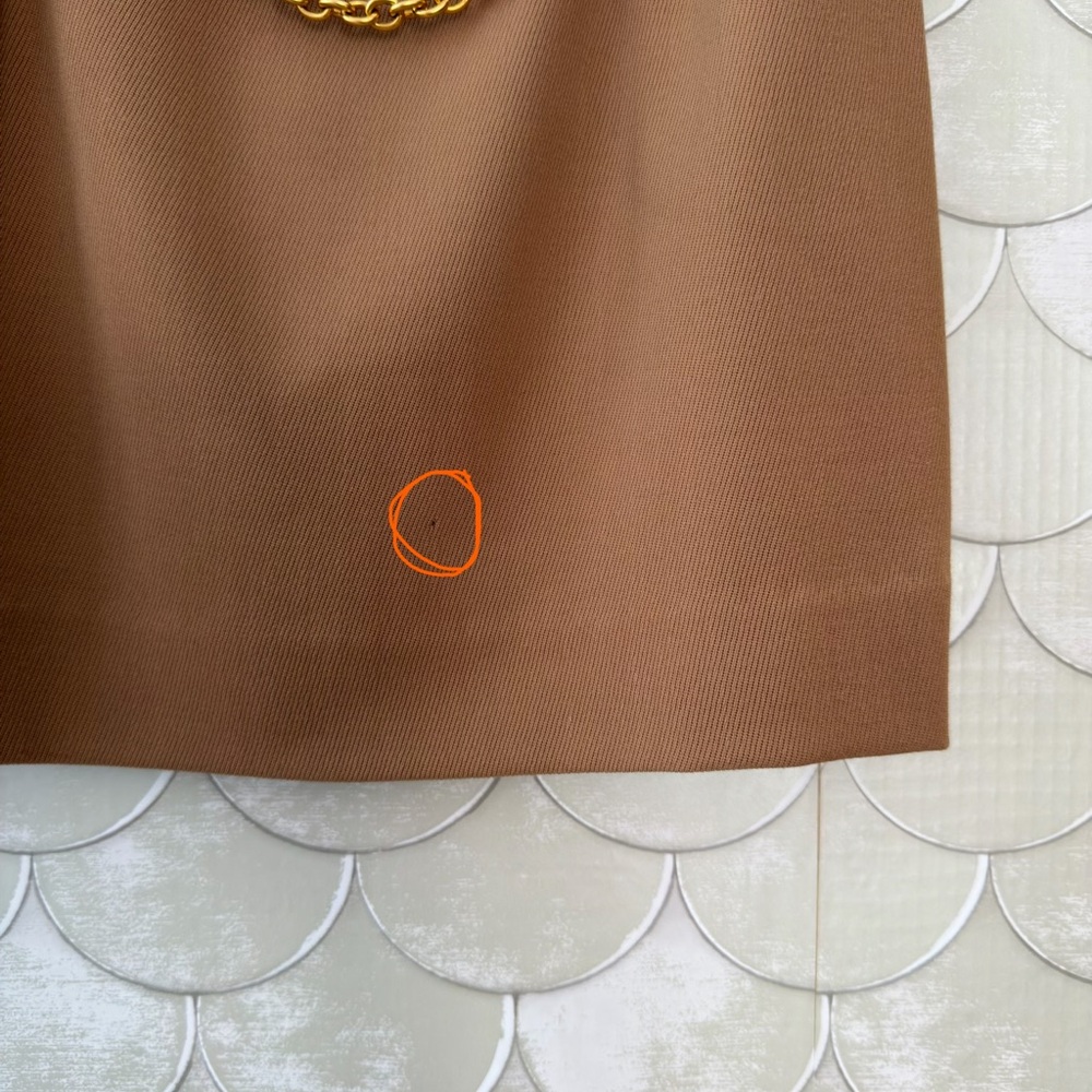 Vintage Celine Wool Skirt with Chain Detail - Picture 7 of 10